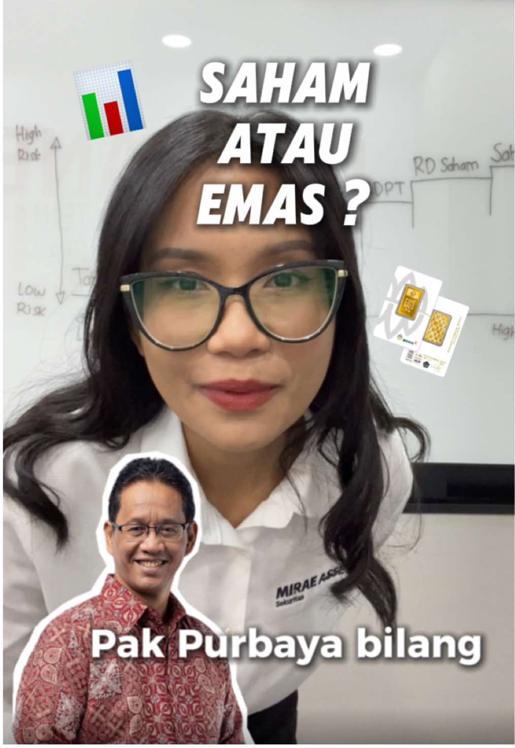 Menteri Keuangan Pak Purbaya bilang, nabung dulu baru kalau udah cukup banyak bisa ke instrumen investasi saham atau reksa dana, baru nanti ke emas buat jangka panjang. Kamu tim nabung saham atau nabung emas? Kalau mau mulai investasi, bisa buka rekening investasi (bit.ly/crisnagon, pakai kode: 3103322)
