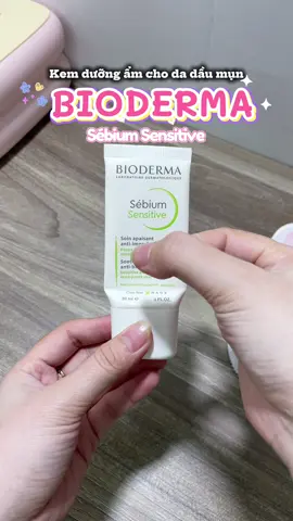 Kem dưỡng Bioderma Sébium Sensitiver rất phù hợp cho da dầu hay lên mụn , tui dùng 2 năm rồi vẫn chưa muốn đổi sang loại khác #bioderma #kemduongam #dadaumun #sebiumsensitive #skincare 