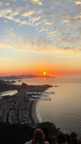 Assistir o sol nascer no Rio de Janeiro, inclusive saudades ✨🤌🏽🍀 #rj #nascerdosol #fyp #vibes #fyp 