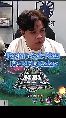 Ada tawaran, tapi favian gak mau ke mpl malay #favian #mpl #mlbb #mlbbcreatorbase 