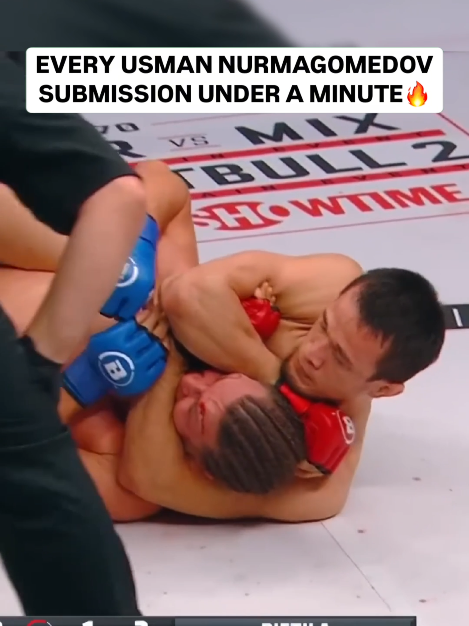 Every Usman Nurmagomedov submission under a minute ⏱️ Usman Nurmagomedov and Paul Hughes meet again in the SmartCage on October 3rd as the PFL Lightweight World Title is on the line in Dubai! 🏆 #RoadToDubai #PFL #mma #sports #russia #athlete #submission