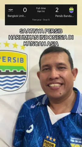 Persib harumkan indonesia di asia #persib #persibbandung #bangkokunitedvspersib