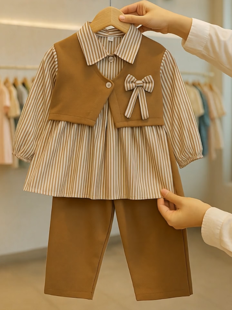 Setelan Raaina Baju Celana Anak perempuan usia 1-8 tahun model terbaru..#onesetanak #setelananakterbaru #gajiansale #promoguncang1010 #bajuanakperempuan 