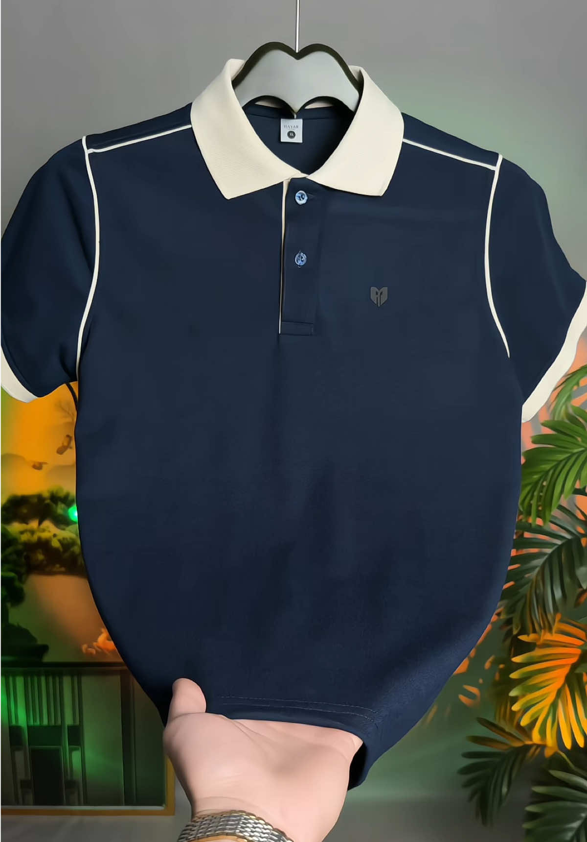 [TẶNG HỘP] Áo polo nam HAYAR phôm ôm layer smart phối dọc tay logo sang trọng #aopolo #aopolonam #thoitrangnam #viralvideo #xuhuong 