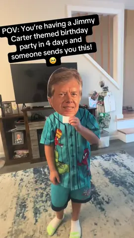 Thank you, Andrea! 💙😂🥹🫶🏼 #jimmycarter #fyp #singlemomlife #funny #funnykidsoftiktok 