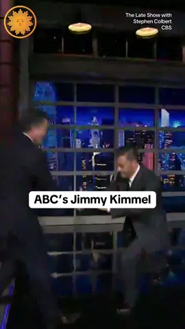 Jimmy Kimmel and Stephen Colbert were guests on each other’s shows Tuesday night, swapping stories about their late night shows’ shakeups. Colbert, whose show on CBS ends in May, recalled the day it got canceled, while Kimmel, whose show was pre-empted following criticism over his comments about Charlie Kirk’s assassination, joked that they were each a “no talent, late night loser.” #jimmykimmel #stephencolbert 