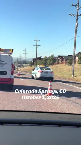 Plane crash landing, Colorado Springs, CO on October 1, 2025. The accident took place on Powers Blvd on the east side of town. #crash #plane #accident #colorado 