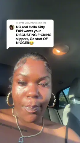 I just wanted to share these cute Hello Kitty slippers 🎀 but my little business is struggling and all I feel is hate… your support means the world 🥺 #hellokitty #slippers #blackownedbusiness #hellokittylover 