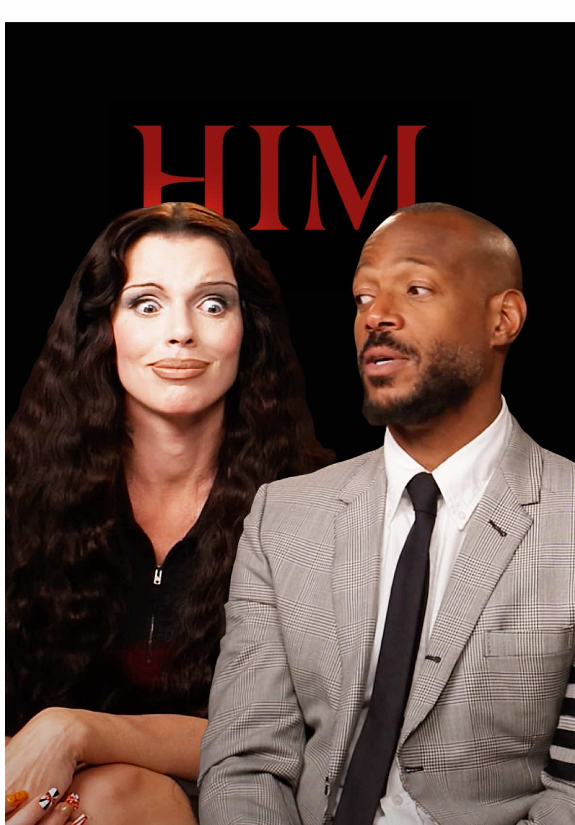 Julia Fox, Tyriq Withers and Marlon Wayans on why the conversations about masculinity in their new movie #HIM are important. #JuliaFox #TyriqWithers #MarlonWayans #Movie 