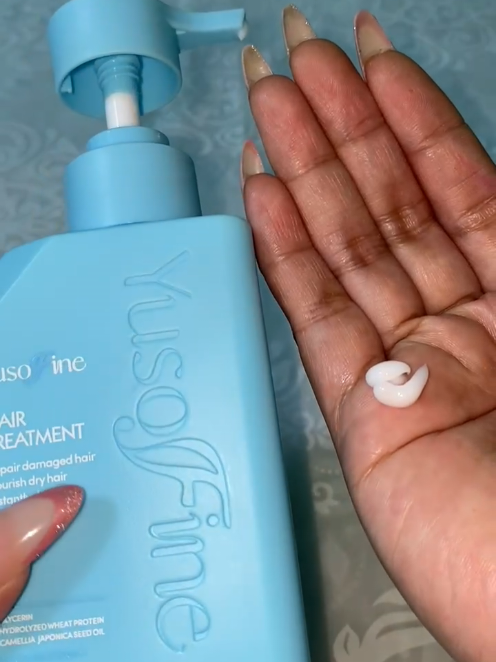 yusofine hair treatment #fyp #yusofine 