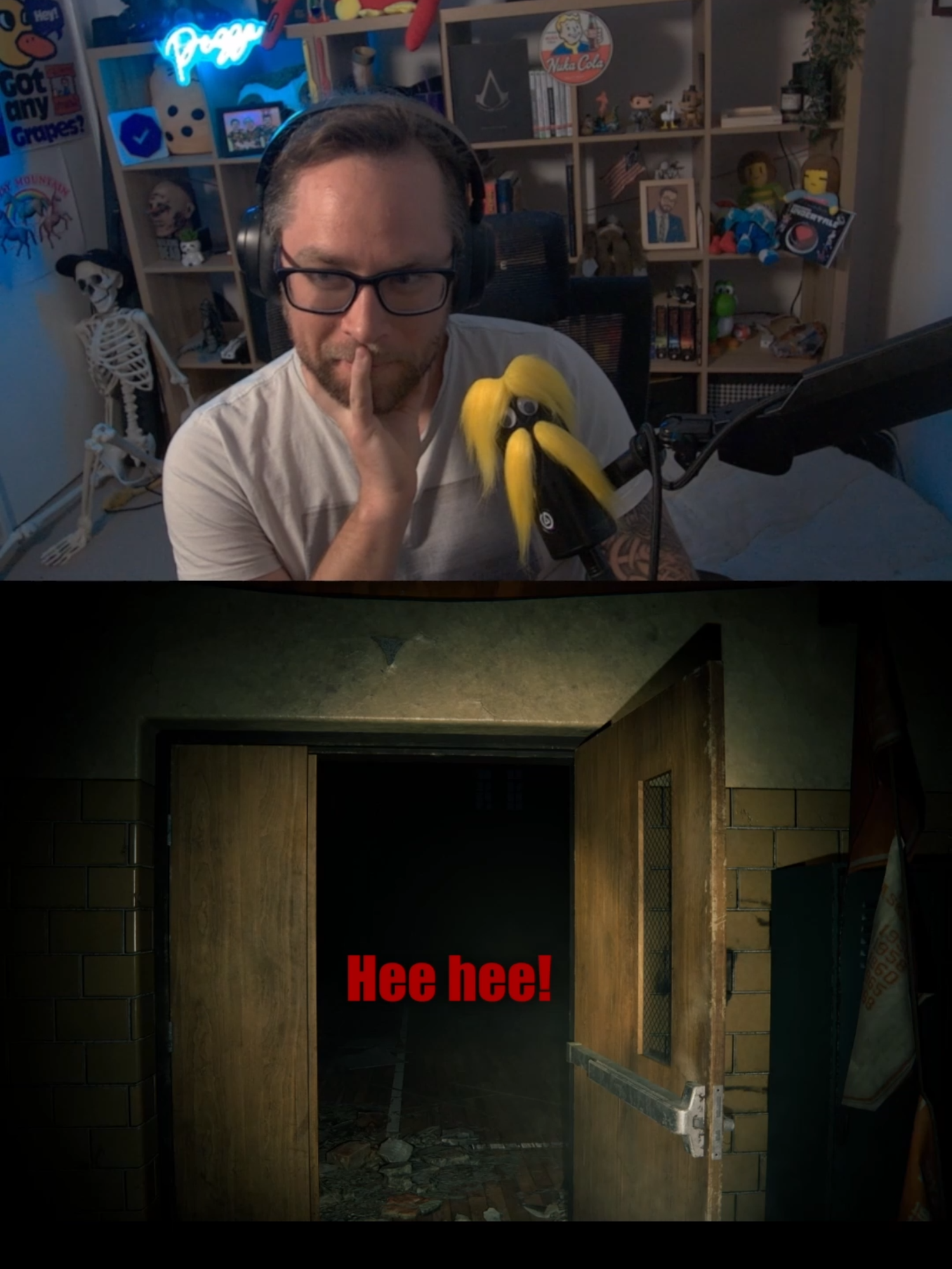 Making friends with mimics #streamer #streamerfunnymoments #horrorgame #indiehorror #scarygame #silentstill2 #mimic #pezza  Game: Silent Still 2