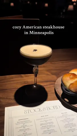 Stock & Bond, a new steakhouse in downtown minneapolis #minneapolis #exploreminneapolis #steakhouse #downtownminneapolis 