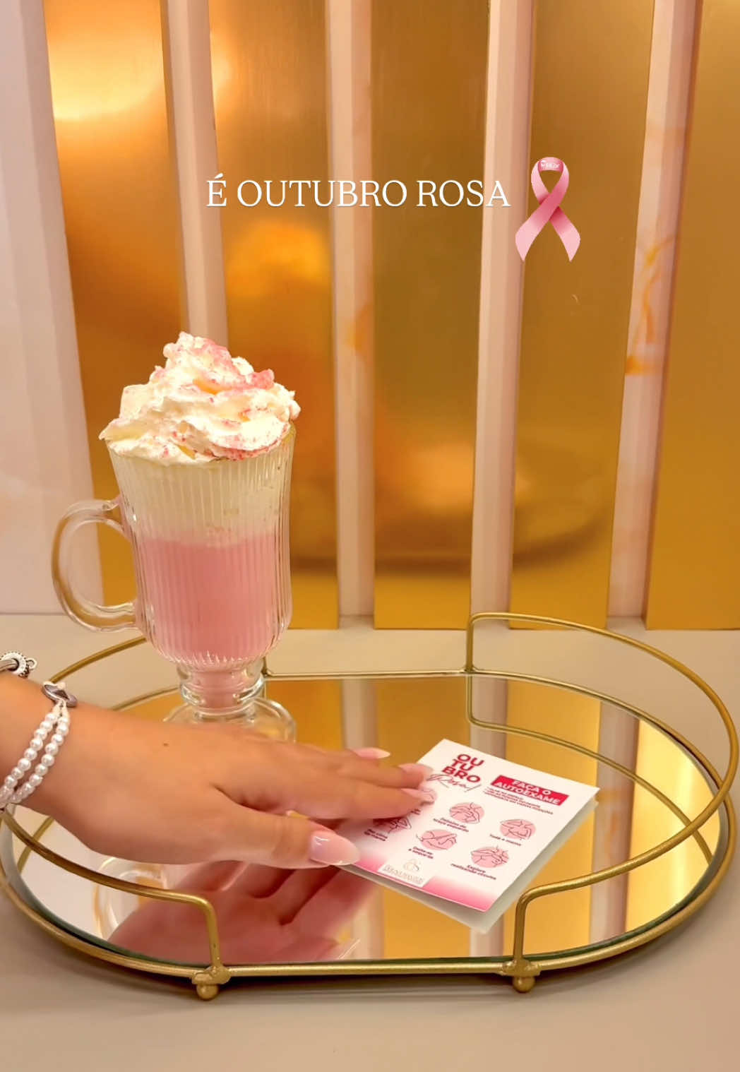 Outubro chegou, um mês inteiro dedicado ao cuidado e à conscientização sobre a saúde da mulher… e para tornar esse momento ainda mais especial, preparei um cappuccino rosa cheio de carinho para todas as minhas pacientes.  Porque se cuidar também é celebrar a vida, em cada detalhe. ☕💖 . . . . #outubrorosa💕 #autocuidado #fyp #viral #harmonizacao 