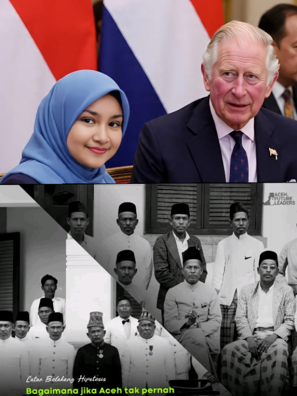 Atjeh Bak Mata Donya. Acheh Darussalam Negara berdaulat dan Bermartabat Sebelum Indonesia Ada. Bersama Raja Inggris Raja Charles 111. Acheh Demanding Referendum. Free Acheh Darussalam #fyppppppppppppppppppppppp #aceh #viraltiktok #trending 