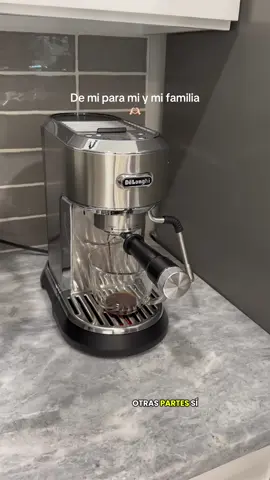Me compré esta cafetera espresso #espressomachine #delonghi #coffeetiktok #coffelover #tiktokshopfalldealsforyou 