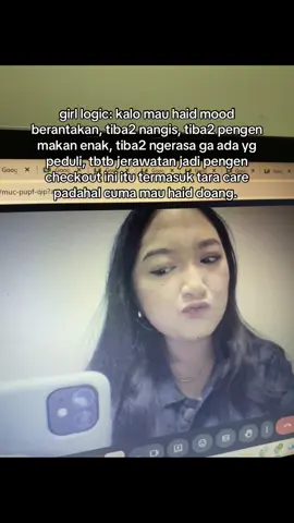 mendadak jadi drama queen kalo mau mens😭🫵🏻