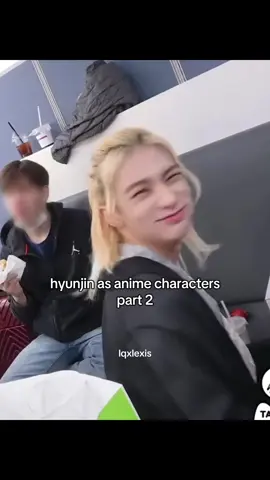 hyunjin as anime characters part 2 #fyp #hwanghyunjin #hyunjin #anime