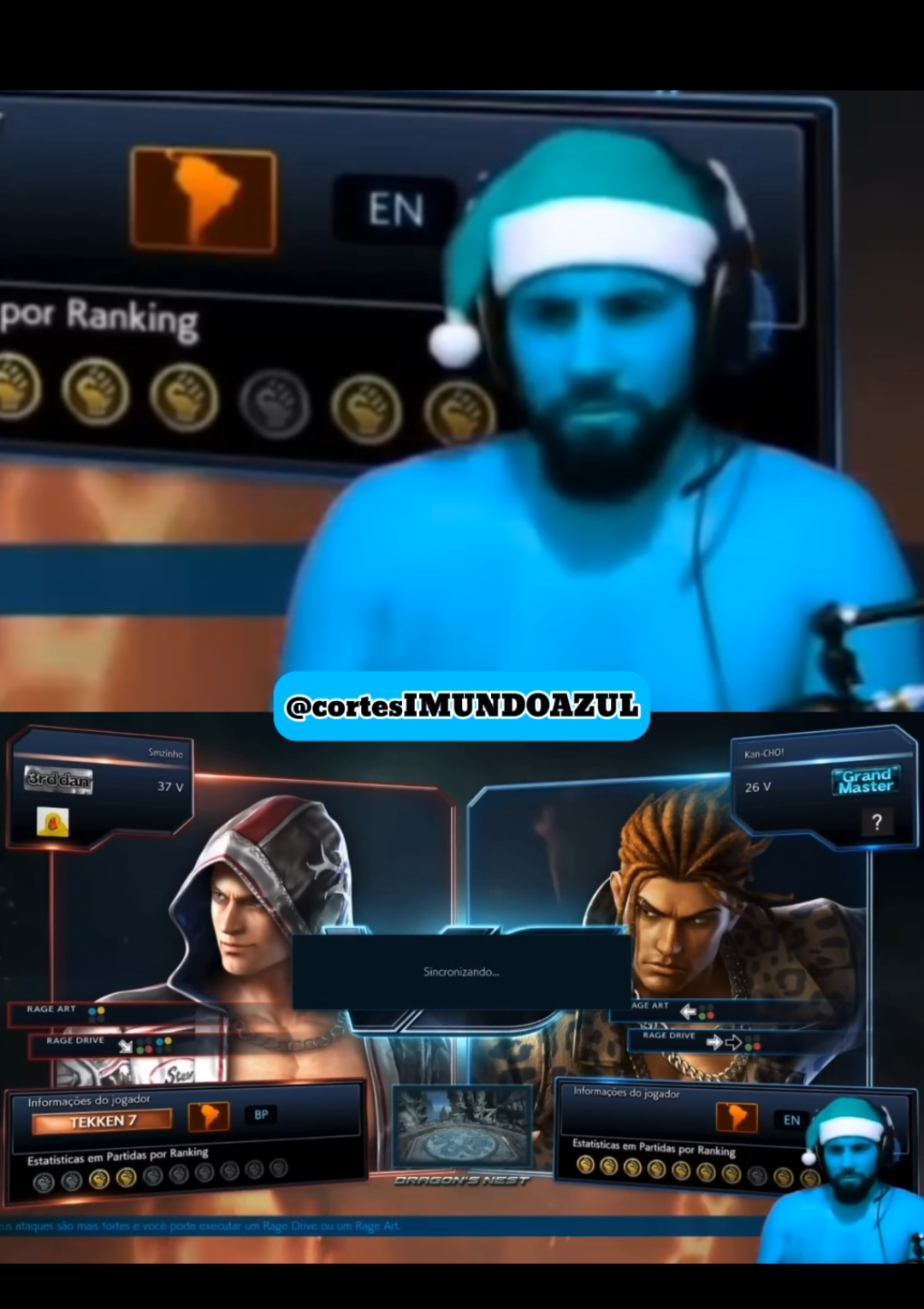 cara é rápido virado na pestee - SMZINHO TEKKEN7 😂🌀  . .. #smzinho #rage #tekken #tekken7 #funny 