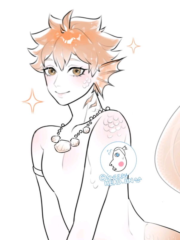 Hinata = Salmon LOL #kageyamatobio #hinatashoyo #hinataxkageyama #haikyuu #tsukishima 