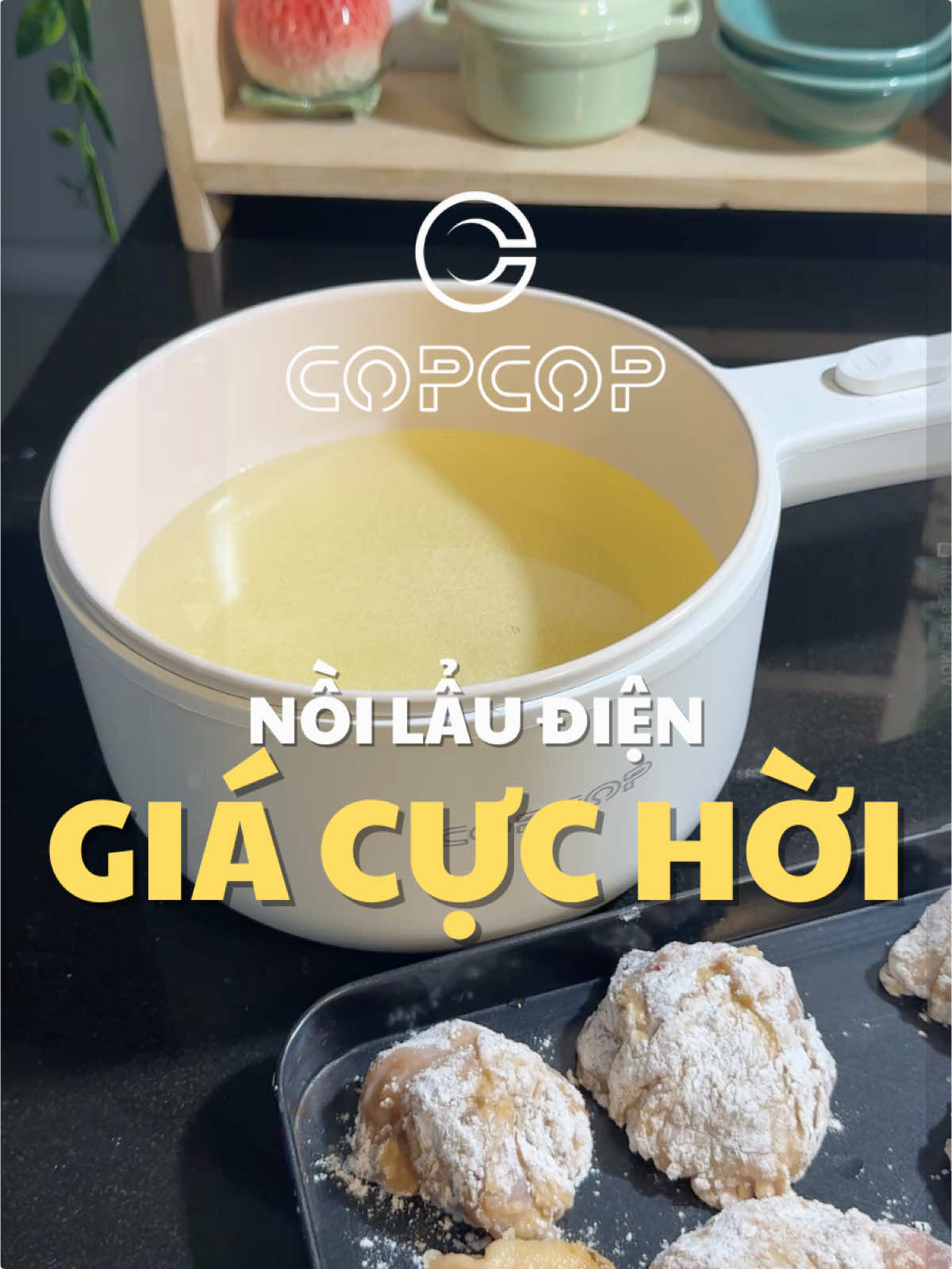 Nầu lẩu điện đa năng, lòng nồi chống dính, chân ái của mọi gian bếp #CopCop #Copcopvietnam #noilaudien #noilaudiencopcop #xuhuong 