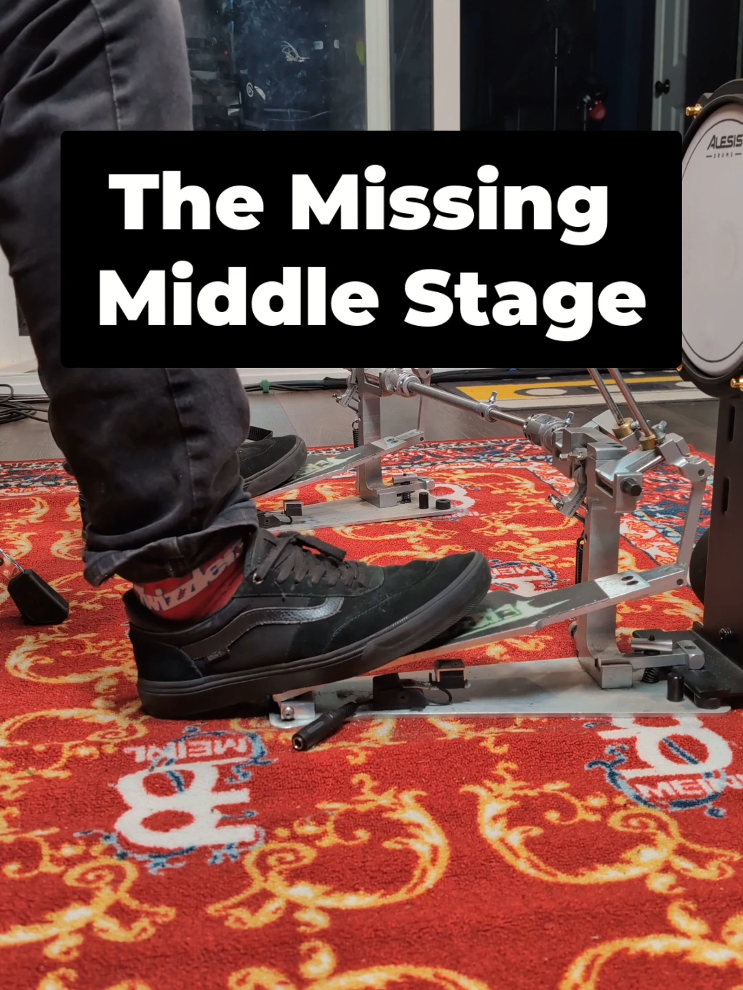 The Missing Middle Stage Full leg = power. Ankle = speed. But control lives in the Hybrid Zone. Most drummers skip this stage - then wonder why mid-tempos feel sloppy. Blend the two motions between 110–160 BPM and you’ll finally stay balanced under pressure. #doublebassdrumming #drumtechnique #drumeducation