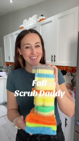 Fall scrub daddy shapes are the cutest! @Scrub Daddy #scrubdaddy #scrubmommy #CleanTok 