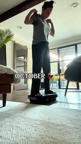 It’s October 1st: what’s your mood? Intention? Focus? Try something you’ve never done!  #setintentions #firstofthemonth #october #vibrationplate 