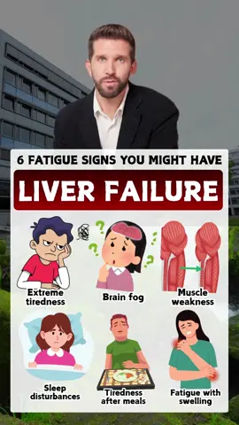 6 fatigue signs you might have liver failure #liverfailure #liverdisease #liver #fatigue #usa_tiktok 