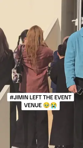 #JIMIN LEFT THE EVENT VENUE 🥹😭#BTS 