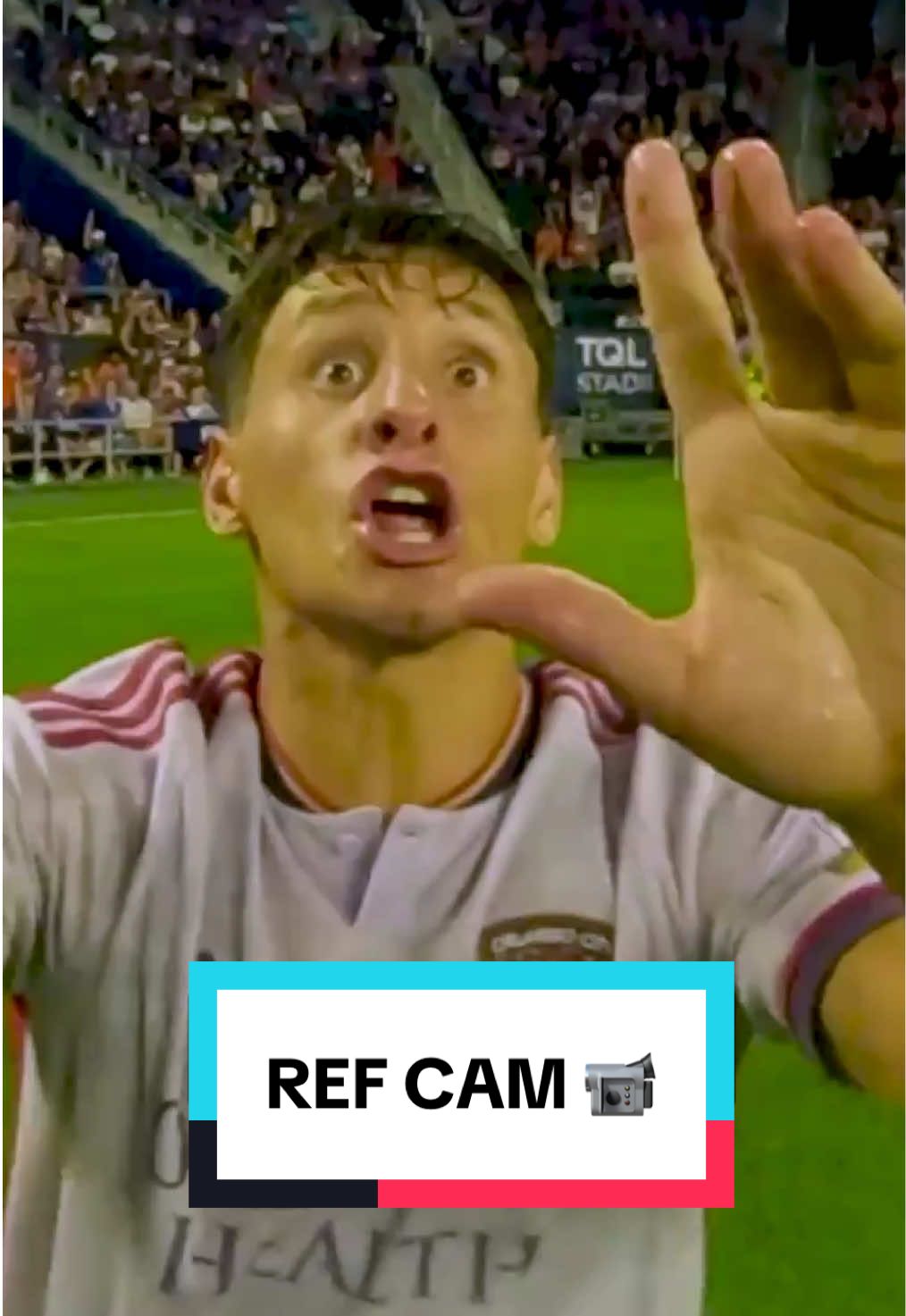 Ref cam is pure comedy 🤣 #MLS #Soccer #referee #refcam 