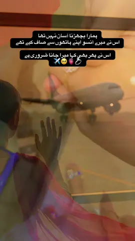 Judai k gum b mj py hsny lagy hain🫀 #pardesilife @SAUDIA #life #husbandandwife #wiralvideo #tiktok 