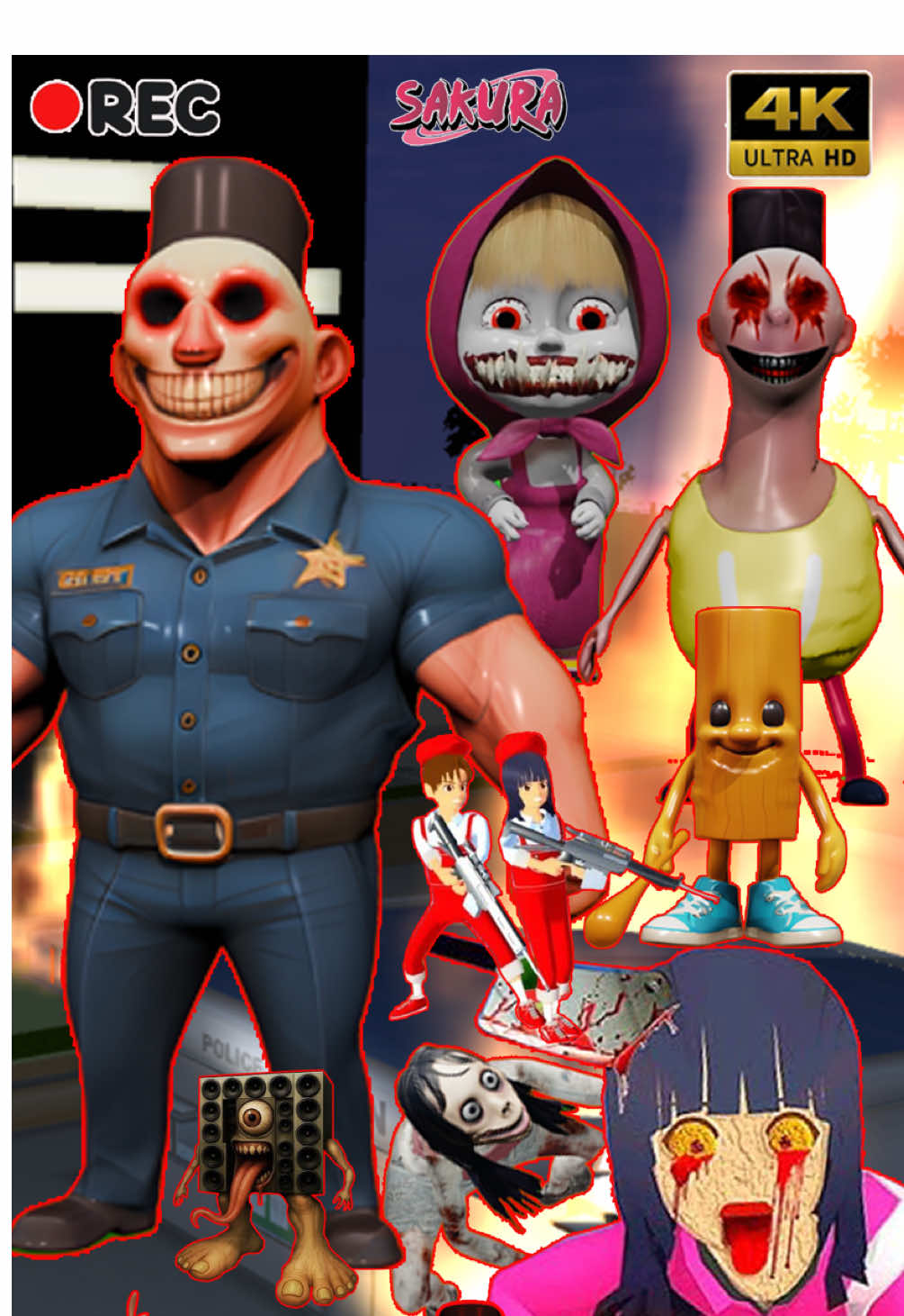 CCTV Recorded HAMMOD HABIBI AND MOMO'S TROOPS In Sakura World Sakura School Simulator #櫻花校園模擬器​#sakuraschoolsimulator #sakurashool #sakuraschoolsimulatordrama #hmoodhabibi 