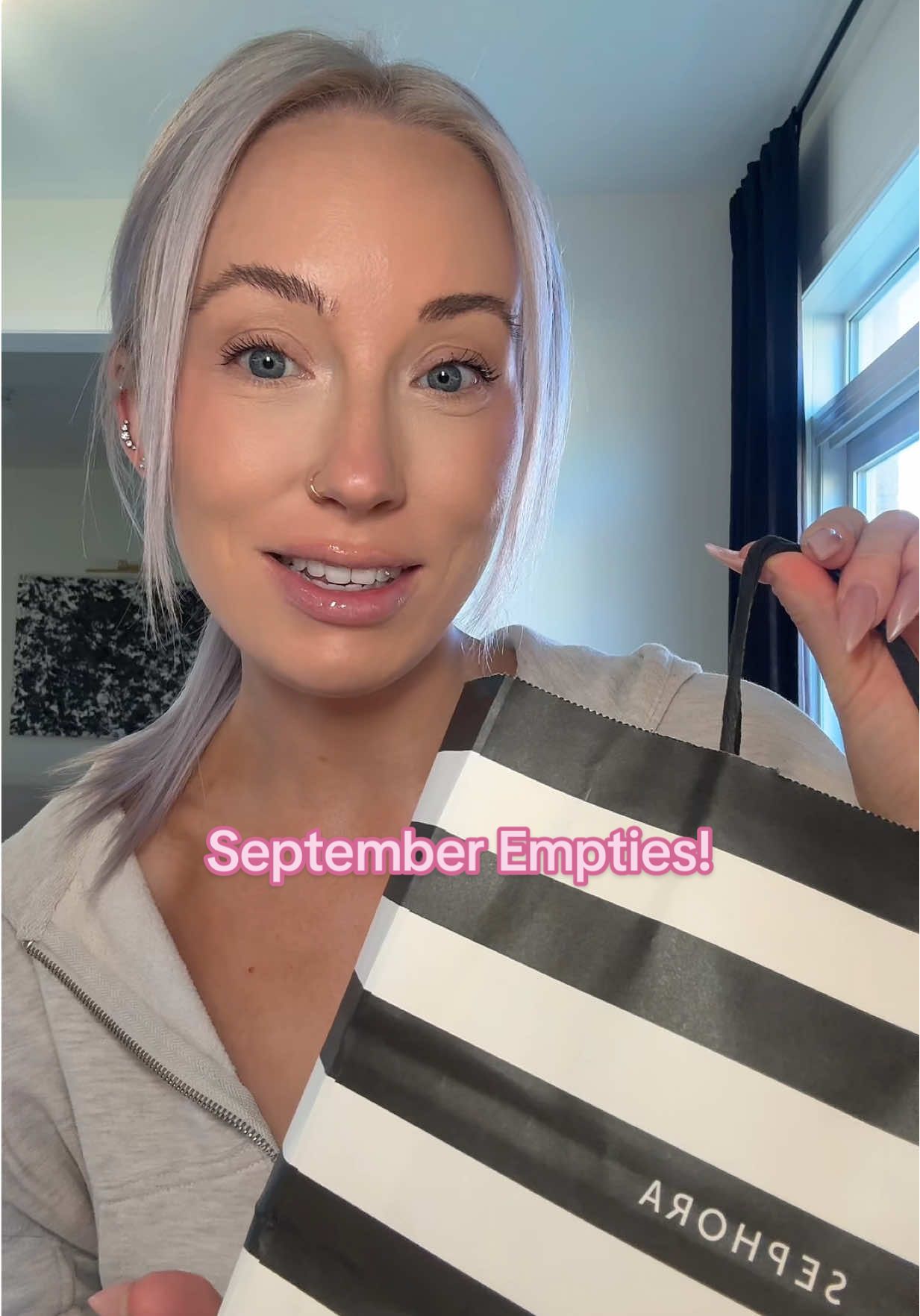 September empties and holy grail products! @COSRX Official @eos Products @Bondi Sands @SexyHair @K18 Hair @Charlotte Tilbury @Kosas @Hourglass Cosmetics @First Aid Beauty @ILIA Beauty @Milani Cosmetics @elfcosmetics @Secret Deodorant #skincare #makeup #beauty #selftanner #hairgrowth 