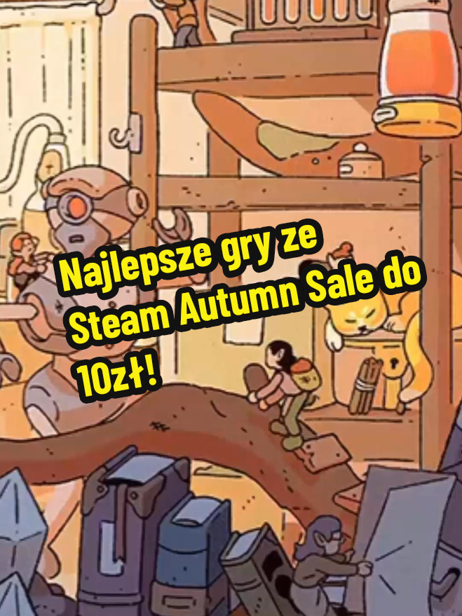 Najlepsze gry do 10zł z Jesiennej Promocji Steam #GamingOnTikTok #steamsale #steamautumnsale #gry #pc 