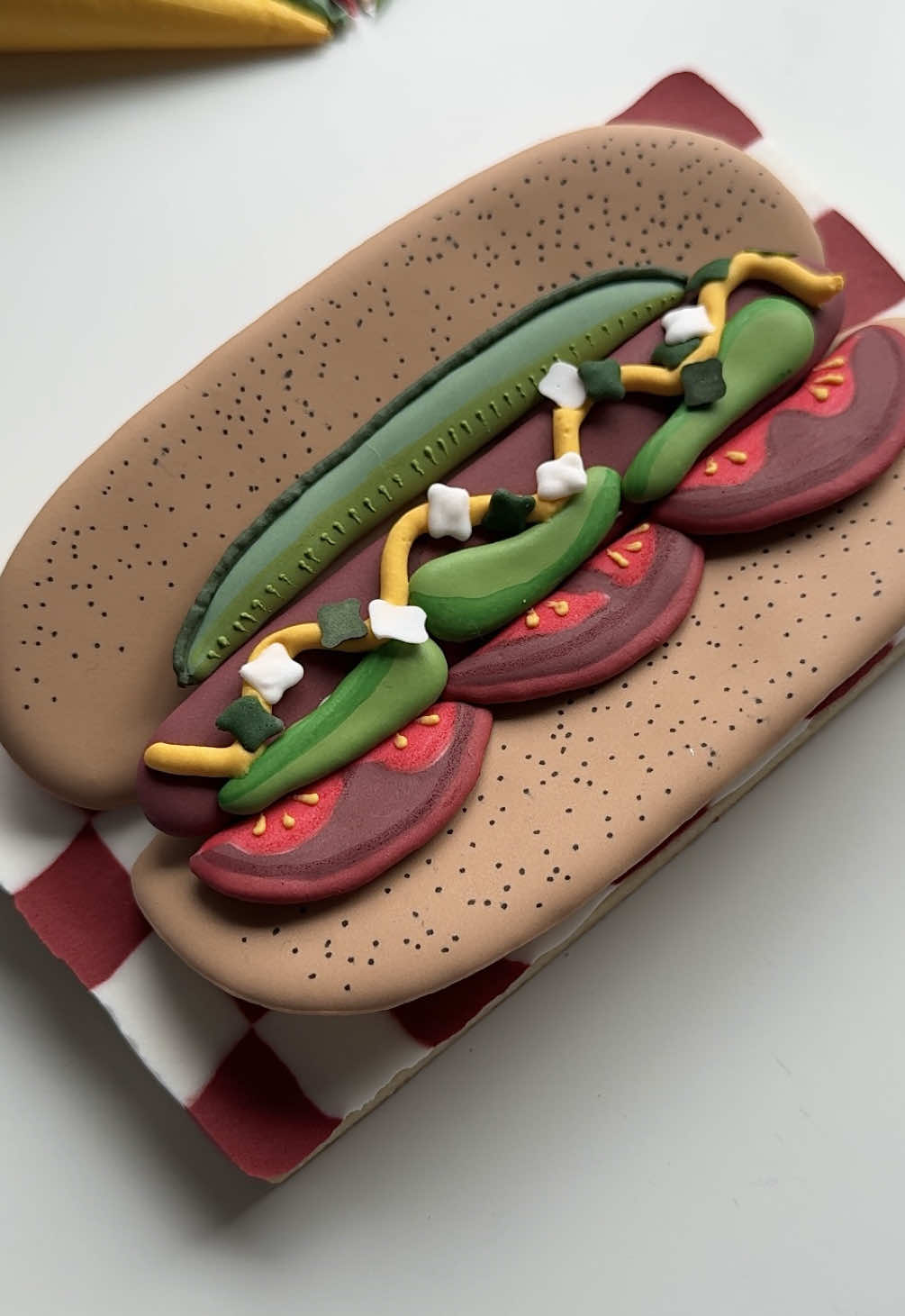 Replying to @marihalee Poll: Is ketchup allowed on a hotdog?🌭 Everything linked in my bio #chicagodog #cookiedecorating #oddlysatisfying #asmr 