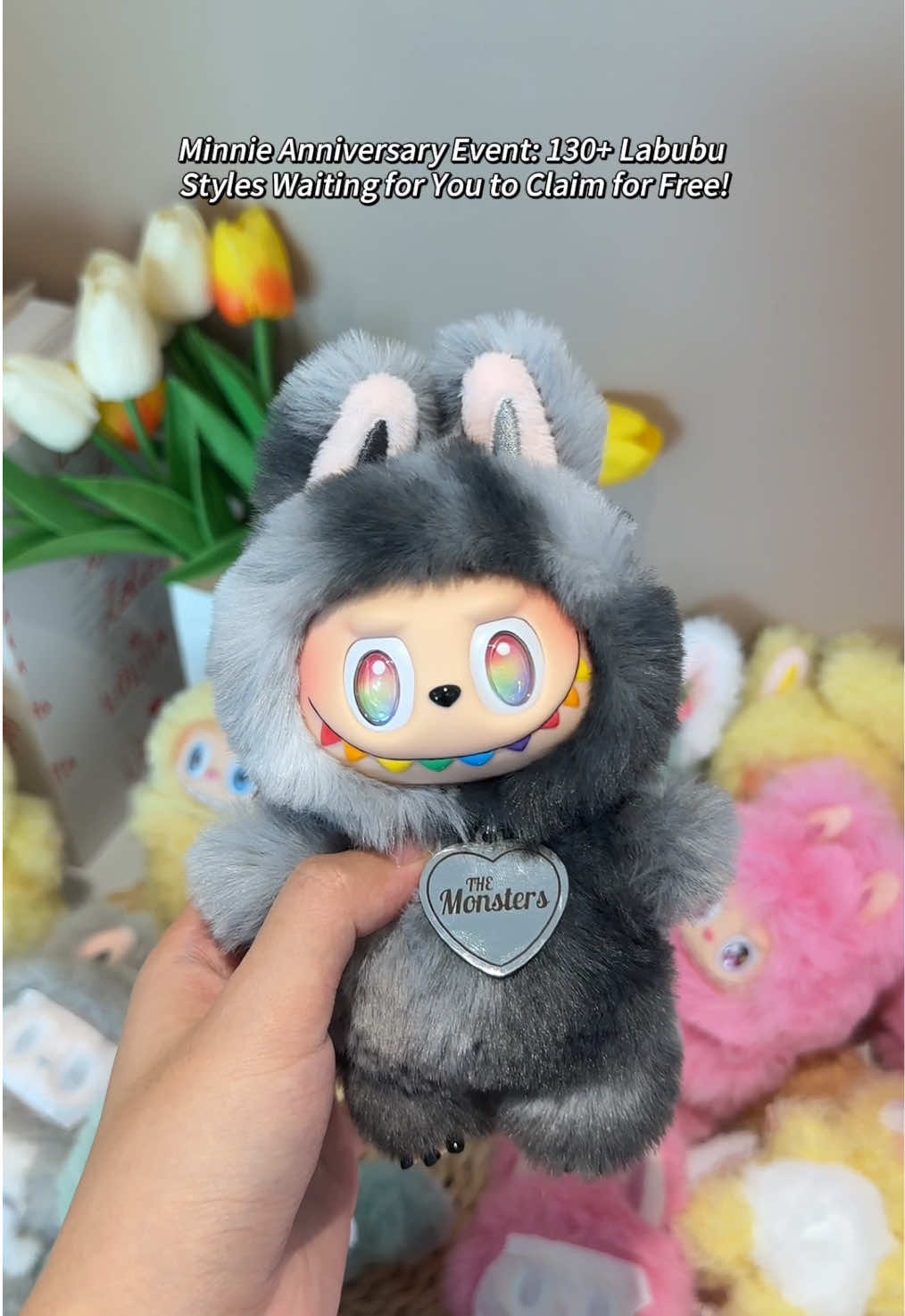 130+ kinds of Free Labubu are waiting for you 🌈✨➡️ 🌈Happy Minnie Anniversary 🎀 #customlabubu #labubu #fyp #labubudiy #labubumodification 