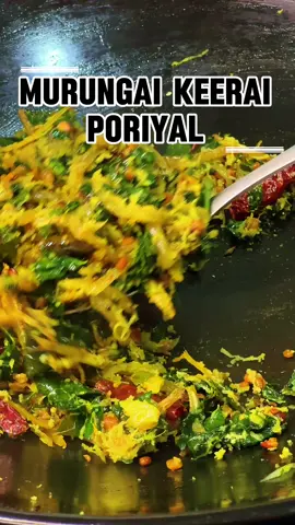 Murungai keerai poriyal 👩‍🍳🌟 #murungaikeeraiporiyal #murungaikeerairecipe #homecooking #cookingvideo #fypシ゚ 