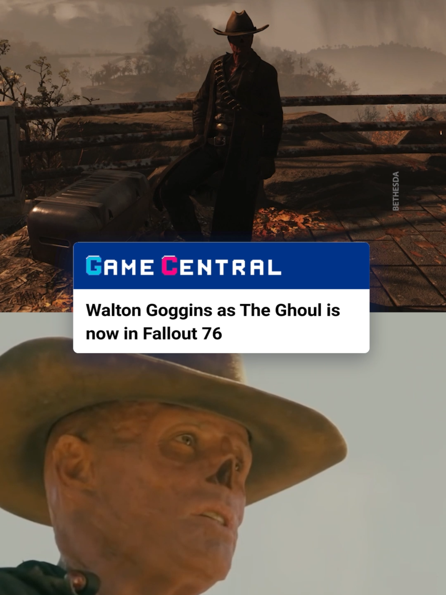 Fan fave The Ghoul (Walton Goggins) has made it into an actual Fallout game, and you'll find him handing out bounty hunter missions in Fallout 76's latest (and biggest) update Burning Springs. If you're waiting for season 2 to drop of the show, this is one way to get your fix.  #fallout #fallout76 #gaming #gamingnews #gaming #waltongoggins #theghoul #prime #fallouttvshow