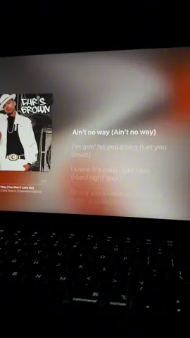 Ain’t No Way #applemusic #playlistideas #trendingsong #lipsync #chrisbrown  