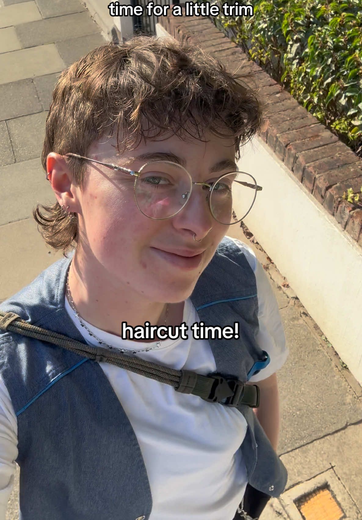 time for a little trim! #wlw #masc #butch #haircut 