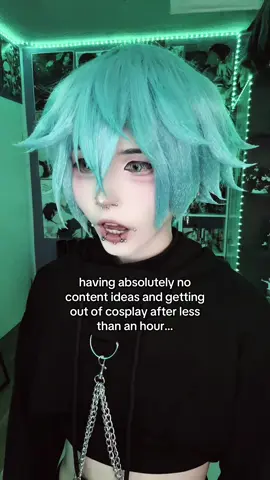 i have been feeling like this lately so i was thinking abt maybe taking a break, let’s see 🥹 #shuucosplay #uchuushuu #vtubercosplay #vtuber 