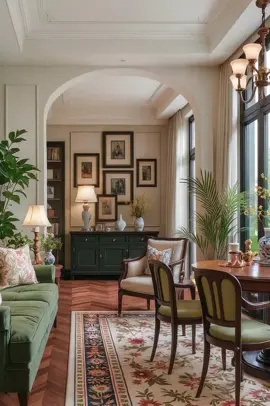 Where elegance meets everyday living 🍃🏡 #rusticstyle #vintagevibes #interiorinspo #cozyhome #aestheticspace