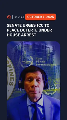 The Senate urges the International Criminal Court to place former president Rodrigo Duterte under house arrest for ‘humanitarian considerations.’ #newsph #fyp #rappler