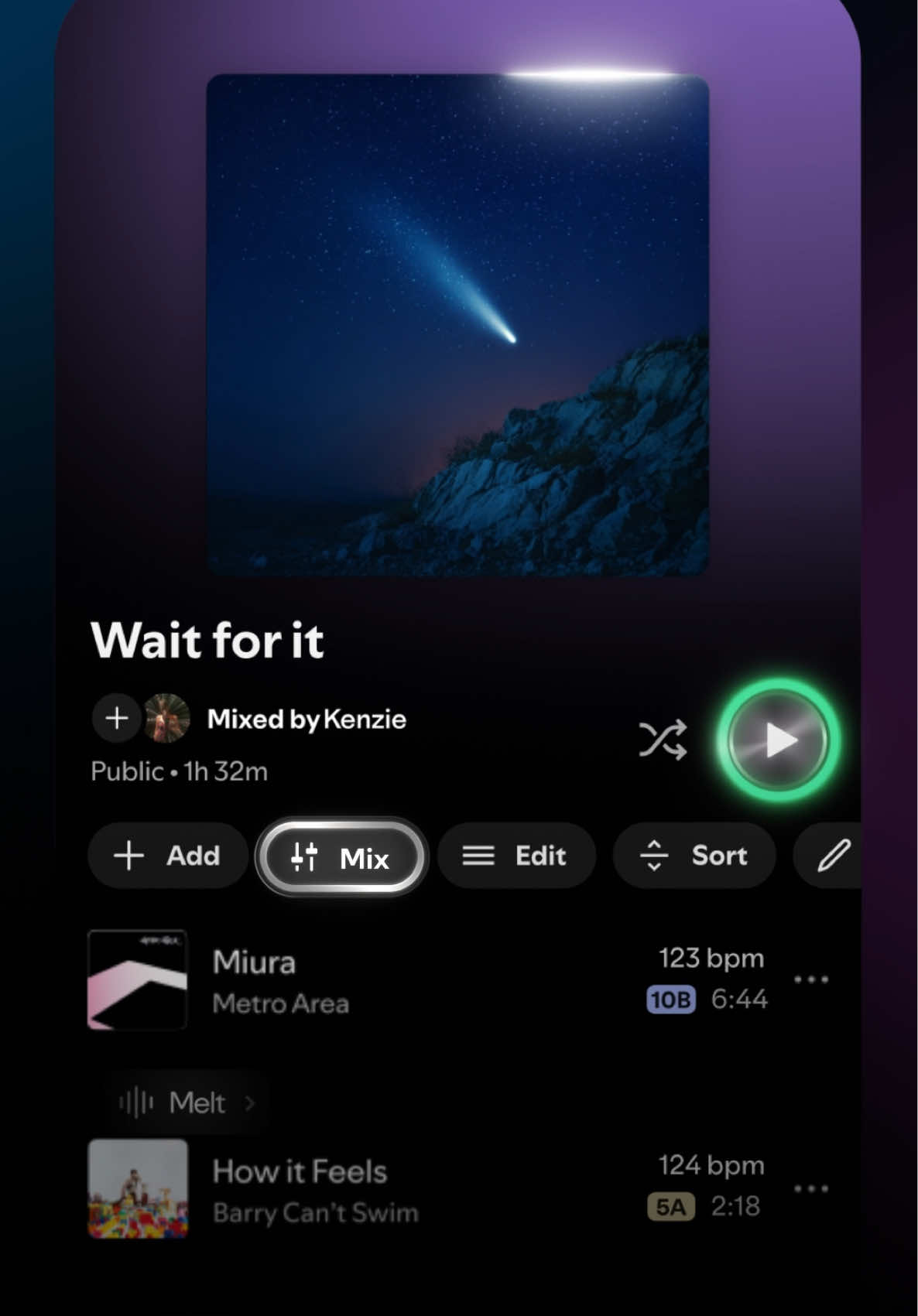 This is how you mix. Your playlist, your rules, your vibe 🎧