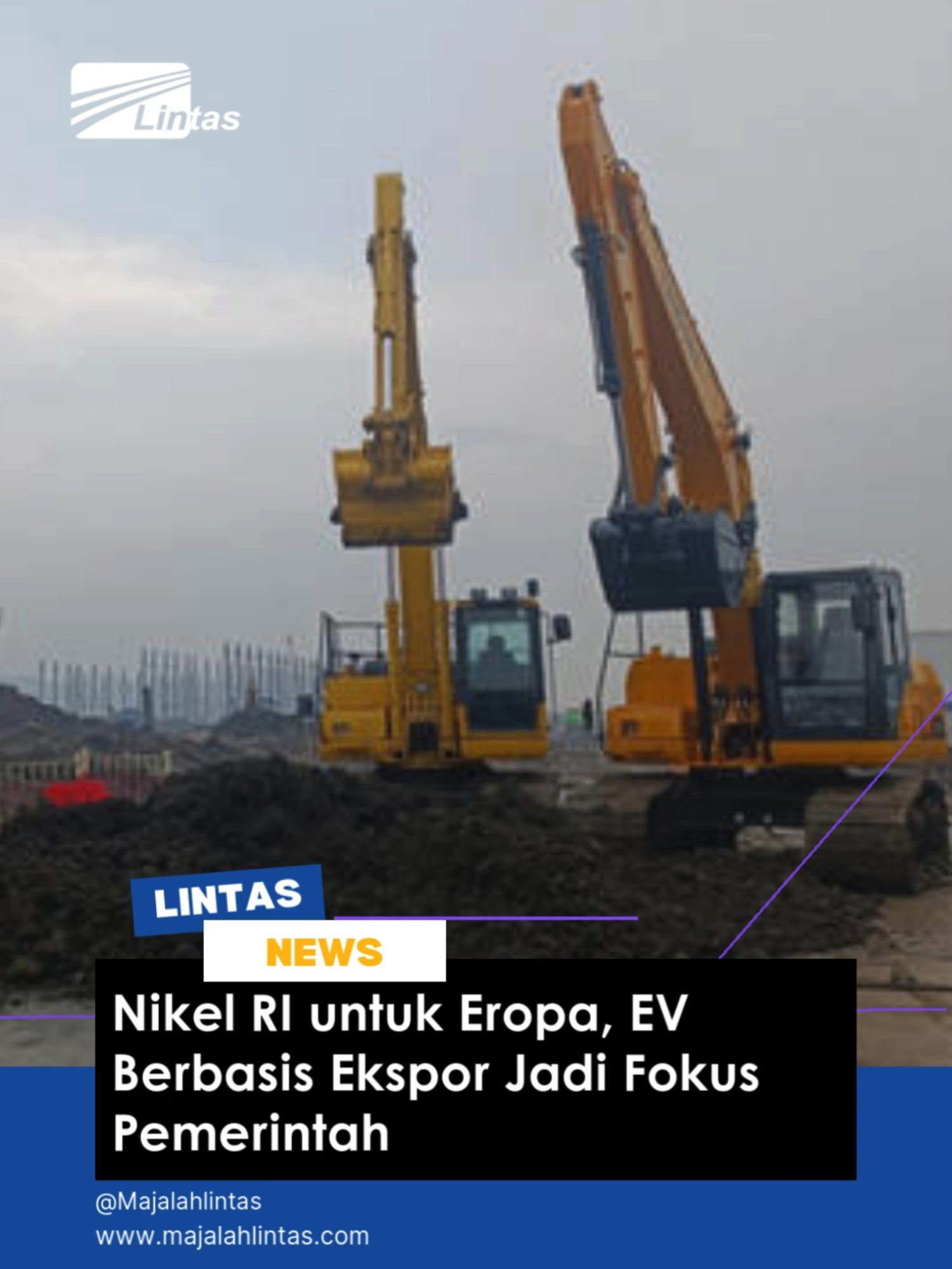 #nikel #tambang #electricvehicle #kendaraanlistrik #ekspor #eropa #indonesia🇮🇩 #infrastruktur #viralvideo #viral #lintasnews #news #fyp #majalahlintas