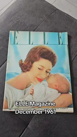 Princess Margaret showed her newborn baby to the world ❤️ #princessmargaret #ellemagazine #vintage 