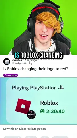 did roblox change their logo to a red logo
