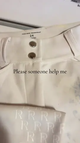 I have mold stains on my brand new @Free Ride Equestrian 😭😭 how do I get them out 😭😭 #foryou #horses #hunterjumper #equestriansoftiktok #horse 