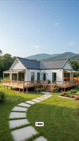 Phần 191: 🌿 Ngôi nhà vườn cấp 4 đầy thơ mộng giữa thiên nhiên 🏡✨ Không gian sống yên bình, gần gũi với thiên nhiên. Nhà vườn mái thái kết hợp sân cỏ xanh mát, lý tưởng để tận hưởng cuộc sống an yên 🌸☀️.  #NhàĐẹpGiaPhố #NhàVườnĐẹp #KhôngGianXanh #NhàCấp4HiệnĐại #NhàLắpGhép