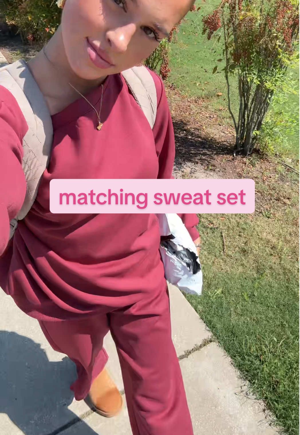 so cute and comfy!! ☺️ #sweatset #comfy #matching #sweats 